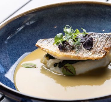 Christmas Holiday Taste the Cretan Way: Seabream Fillet with Celery Cream and “Kakavia” Soup